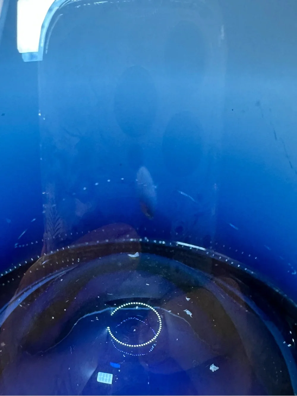 Vintage IKEA Holmegaard Blue Glass Vase – Scandinavian Modern Art Glass